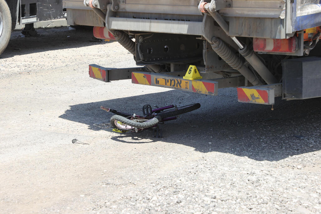 זירת תאונת הדרכים במושב בשפלה