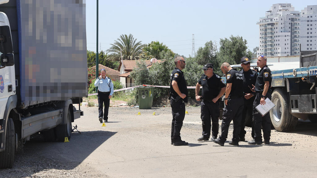 זירת תאונת הדרכים במושב בשפלה