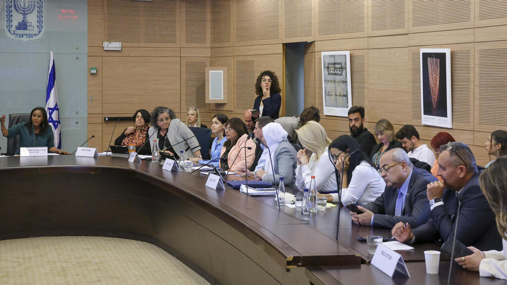 Заседание парламентской комиссии по статусу женщины в Израиле (Фото: Ноам Мошковиц, пресс-служба кнессета) מעמד האישה - דיון חירום רצח נשים