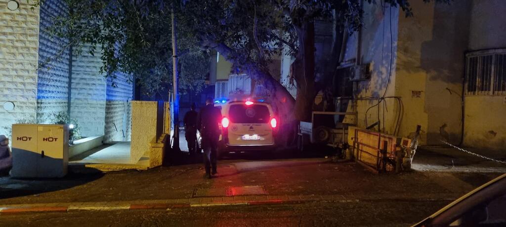 המשטרה מגיעה לזירת הרצח בחיפה