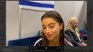 נועה קירל בריאיון אחרי החזרה לחצי הגמר