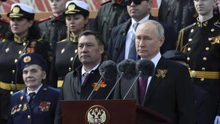 ולדימיר פוטין נואם ב רוסיה מוסקבה יום הניצחון