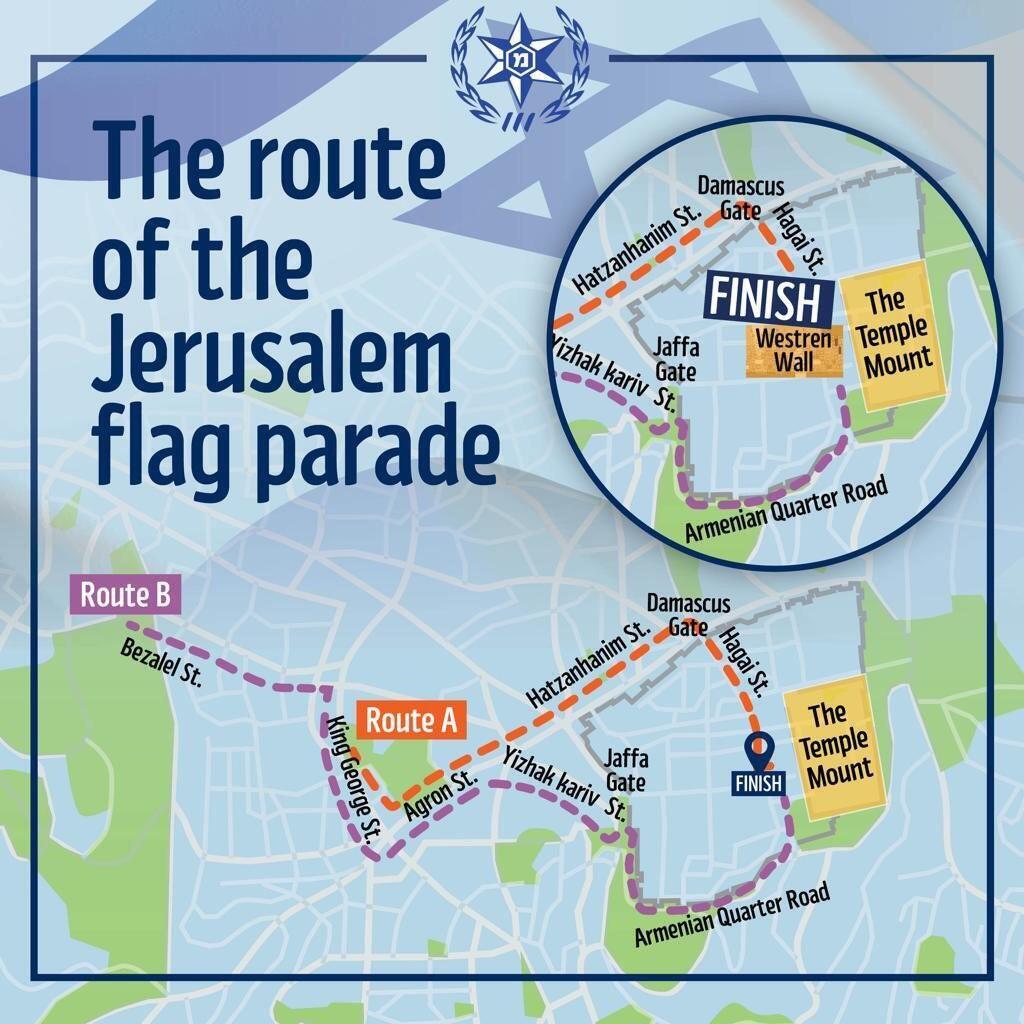 העירכות לצעדת הדגלים