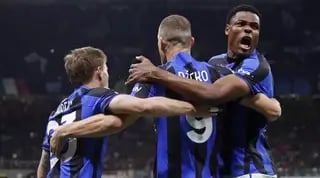 שחקני אינטר חוגגים