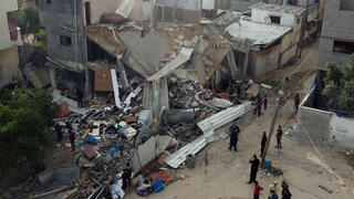 ההריסות בעזה לאחר תקיפות צה"ל ברצועה