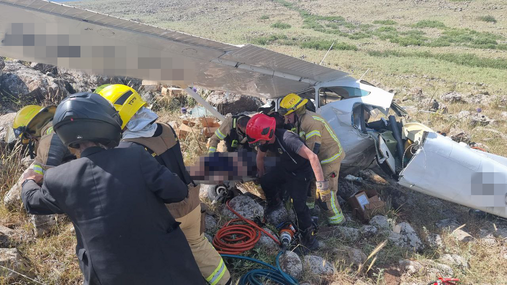 התרסקות מטוס קל בין טובה זנגריה לאליפלט