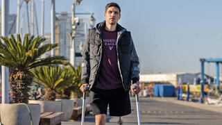 נפצע באוקראינה ומשתקם בישראל אולג ווזיק