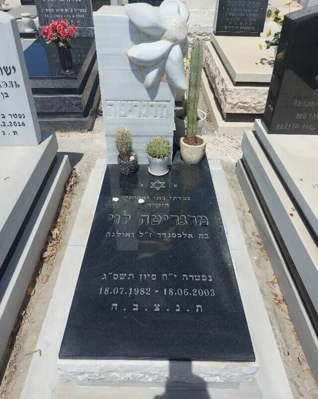 חלקת הקבר של מרגריטה לוי ז"ל