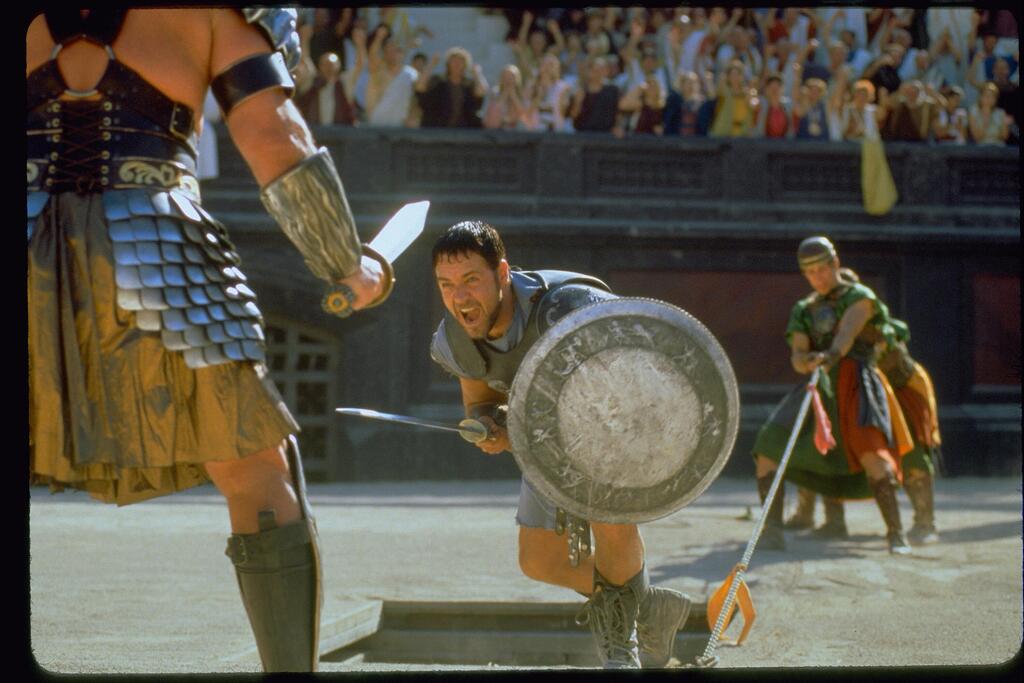 "Гладиатор" с Кроу (Фото: yes) מתוך "גלדיאטור"