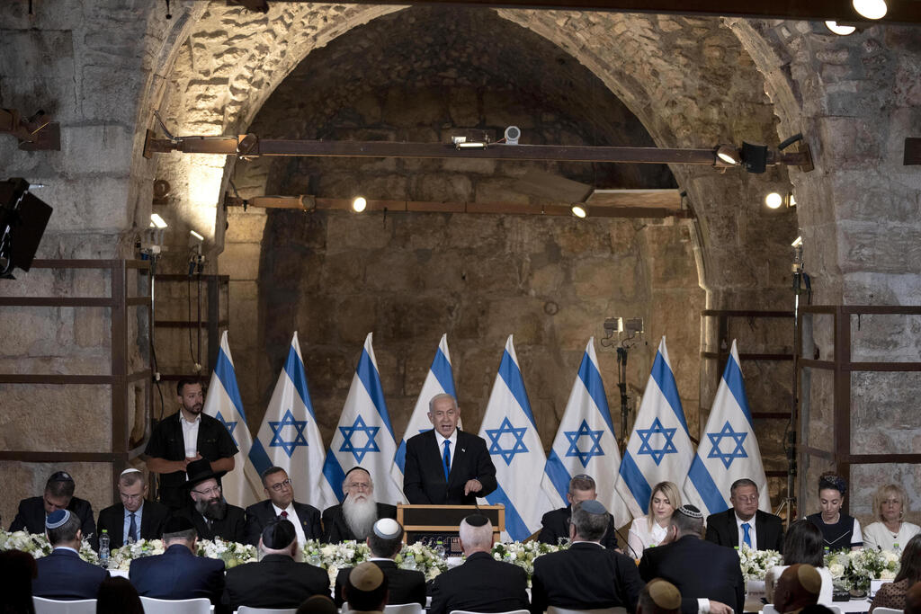 ישיבת ממשלה מיוחדת במנהרות הכותל לכבוד יום ירושלים
