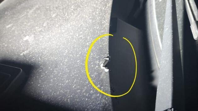 הפגיעות ברכב ישראלי בציר שבין צומת תפוח לצומת מגדלים 