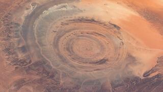 מבנה רישאת, המכונה גם "עין הסהרה" במדבר סהרה