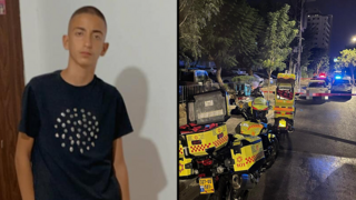 זירת תאונת הדרכים בתל אביב