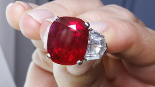 Ruby ring belonging to Heidi