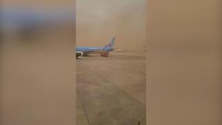 אובך וחול בנתב"ג