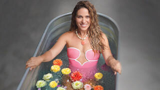 מור סילבר באמבטיית קרח