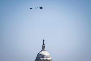 Fighter jets fly over D.C. on Sunday 