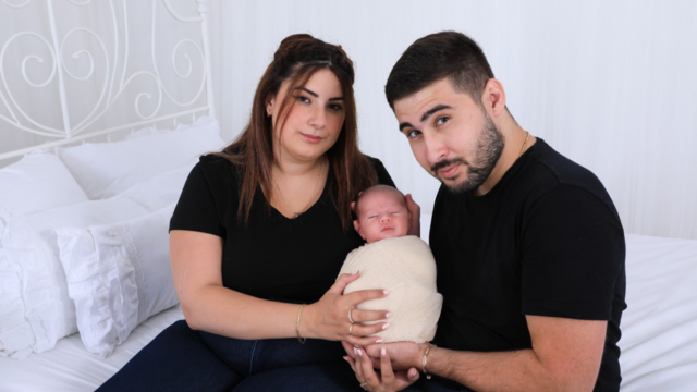 Эли-Дан Дрор с женой Натали и сыном Ошером 