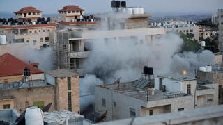צה"ל הרס את בית המחבל  אסלאם פרוח ברמאללה