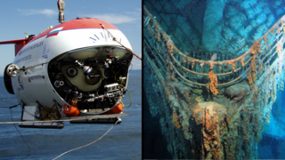   צוללת להסעת תיירים שרידי ה טיטאניק ספינה אונייה