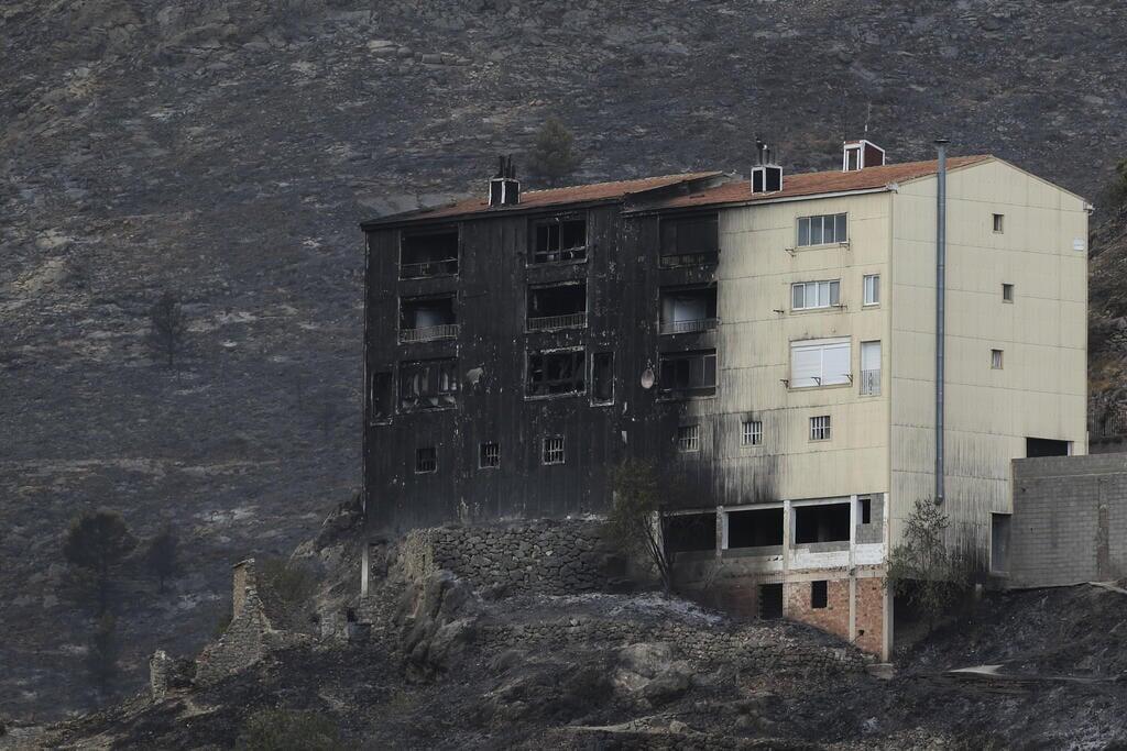 Aftermath of fires in Spain 