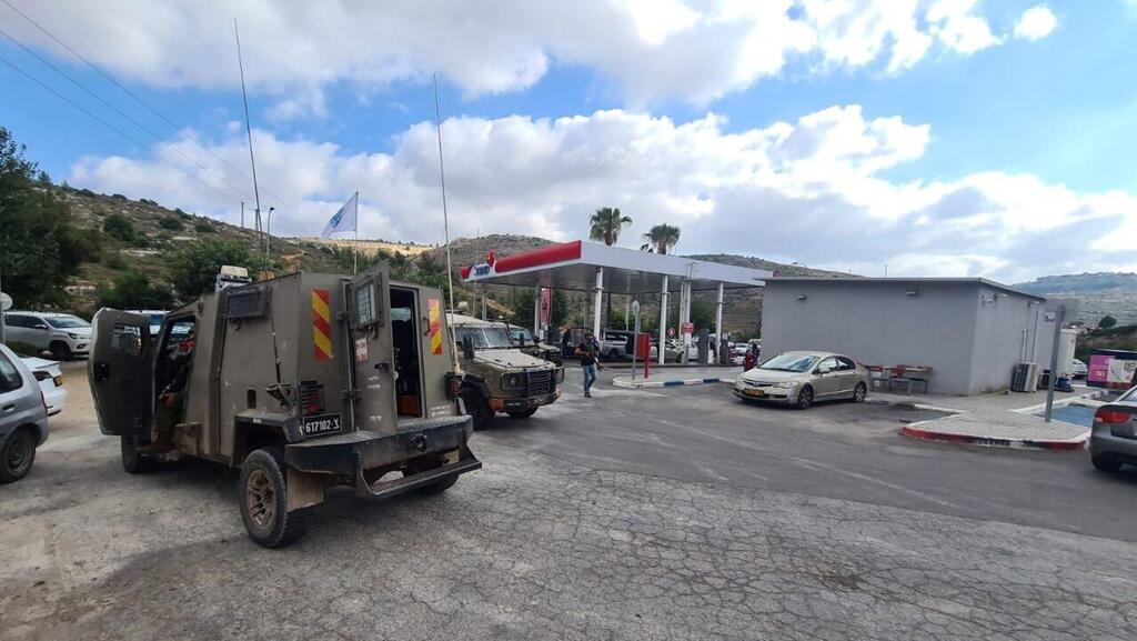 אירוע ירי בתחנת דלק ליד עלי