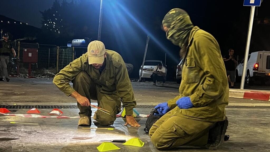 זירת הפיגוע בעלי