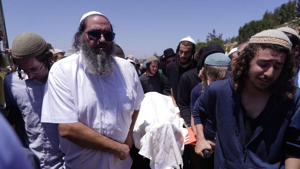 הלוויתו של נחמן שמואל מורדוף שנרצח בפיגוע בעלי