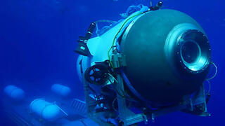 הצוללת צוללת טיטאן ש נעלמה נעדרת בדרך ל שרידי ה טיטאניק ארכיון