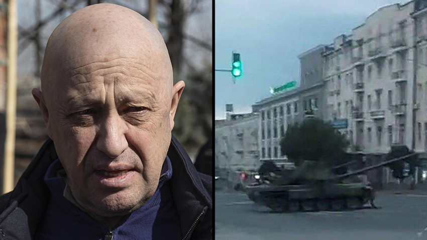  Пригожин и танки на улице Ростова-на-Дону 
