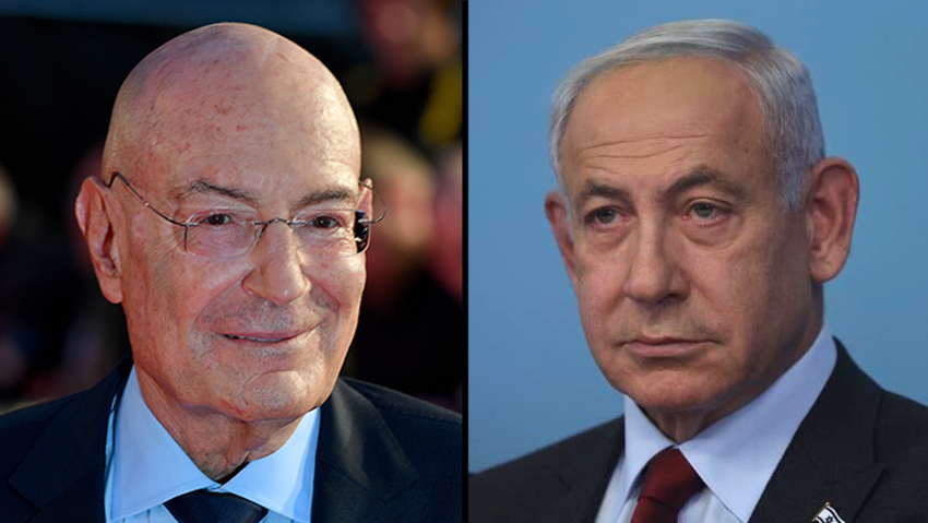Arnon Milchan and Benjamin Netanyahu 