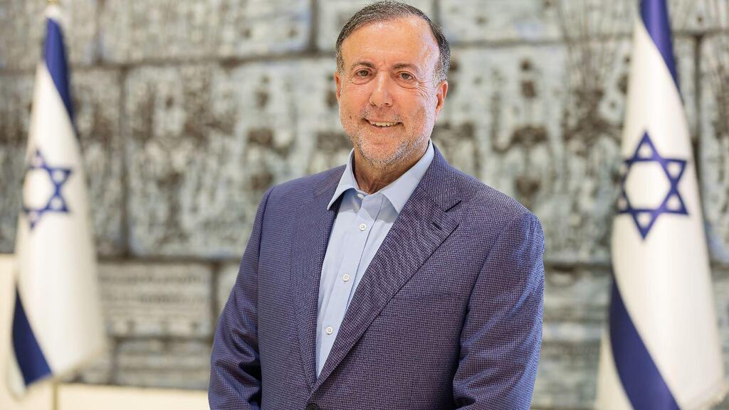 דוד הגר בבית הנשיא בירושלים