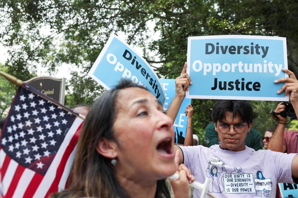 Protesters slam U.S. Supreme Court ruling on affirmative action  