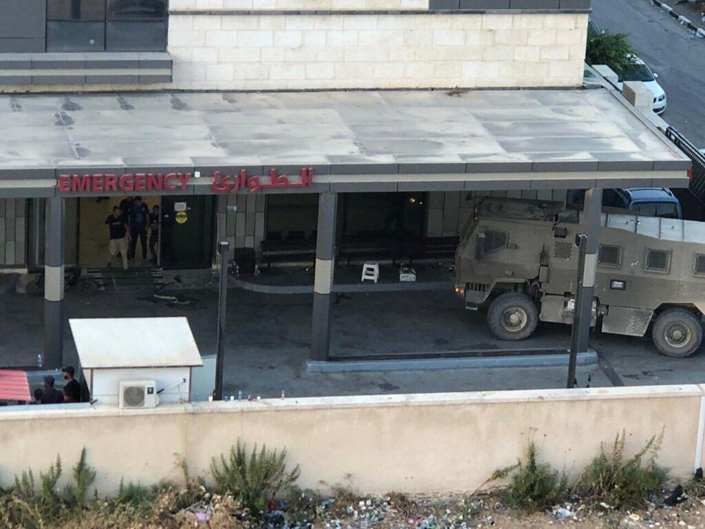 IDF troops in firefight at the Jenin city hospital 