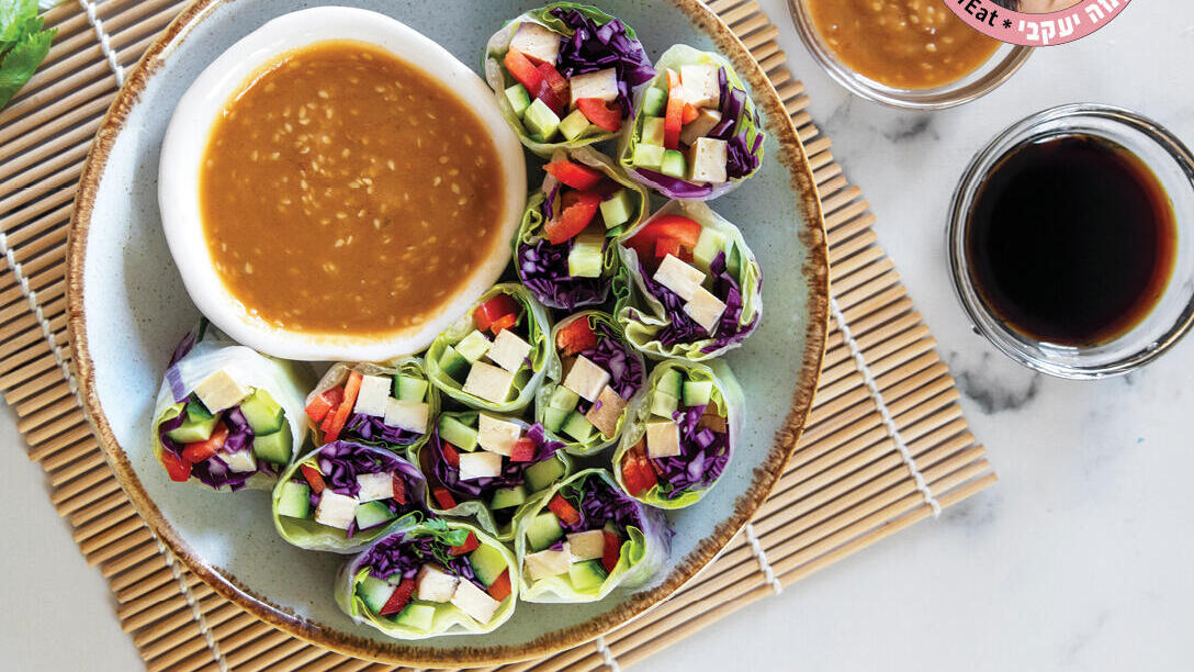 ספרינג רולס בגרסת קיץ טבעונית