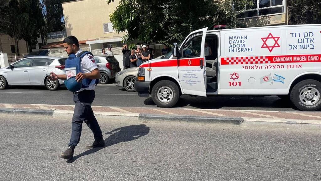 זירת הרצח בחיפה