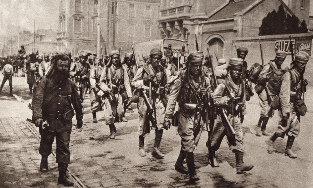 יילים צפון אפריקנים צבא צרפת מלחמת העולם הראשונה צפון אפריקה קולוניאליזם