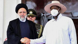 נשיא איראן איברהים ראיסי בביקור באוגנדה