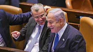 בנימין נתניהו ויריב לוין