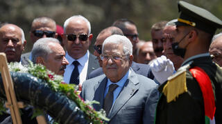 ביקור אבו מאזן במחנה הפליטים ג'נין