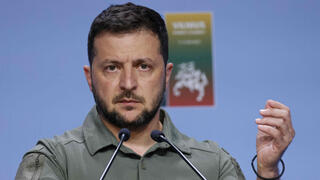 נשיא אוקראינה זלנסקי פסגת נאט"ו 12 ביולי