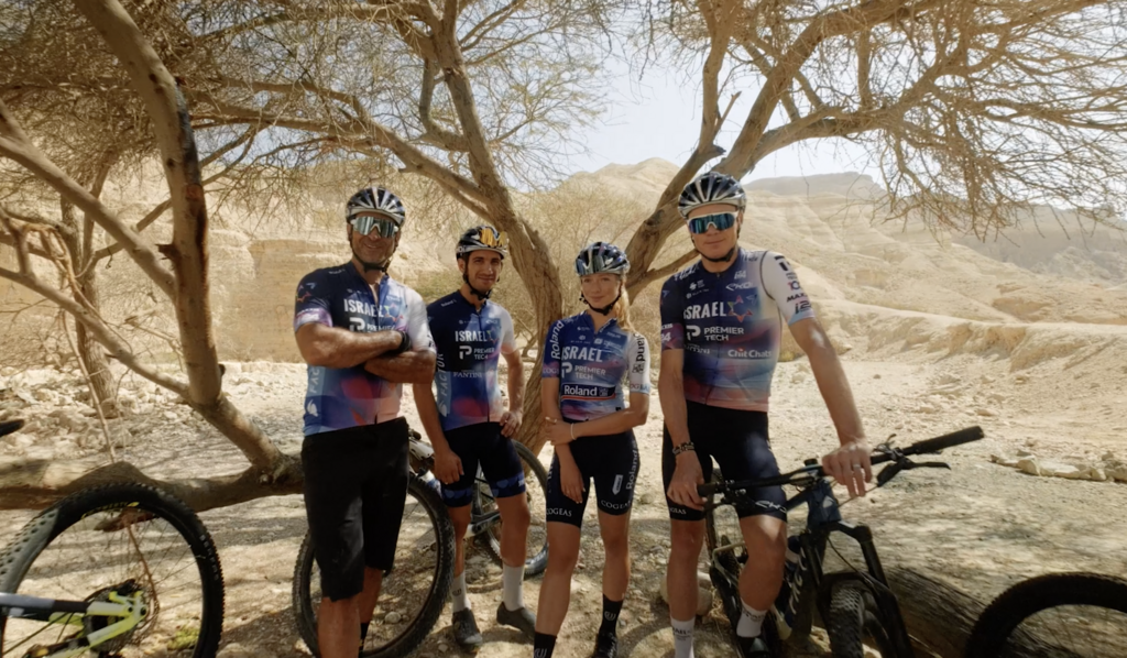 Chris Froome and Israel Premier Tech on the Israel National Trail