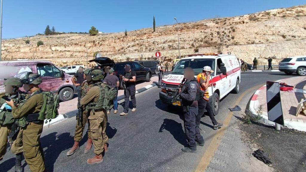 זירת הפיגוע בתקוע
