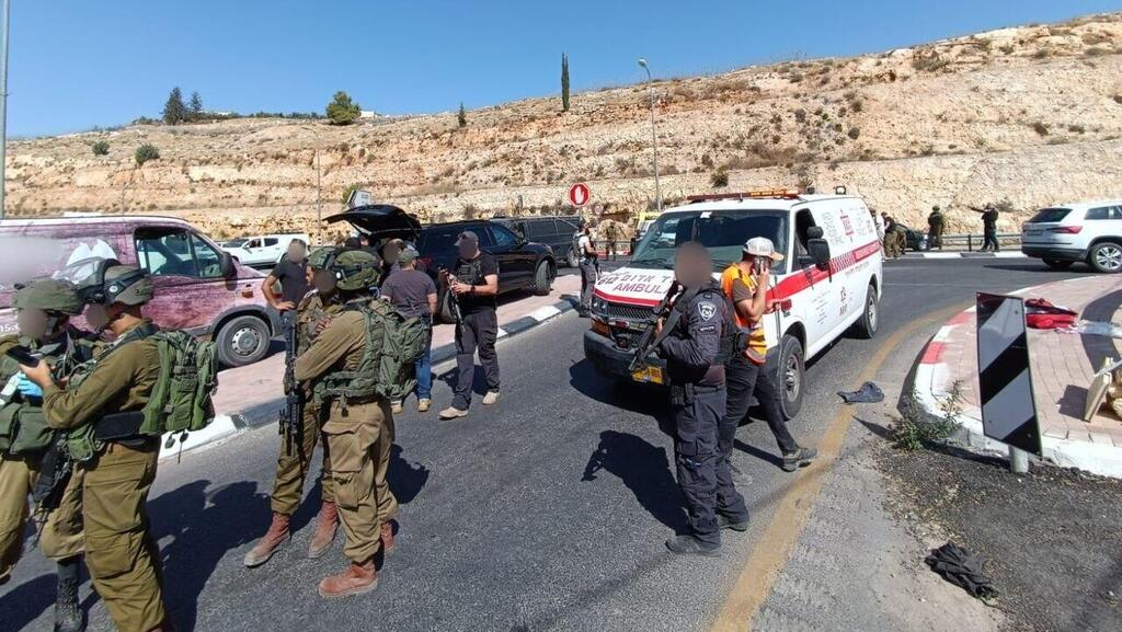 זירת הפיגוע בתקוע