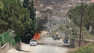 מתיישבים הציתו רכב וזרקו אבנים על כפר עצירה קבאלייה