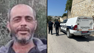 זירת הרצח ביישוב עארה בה נהרג אסעד מחמוד היקל