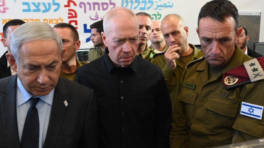 בנימין נתניהו ויואב גלנט