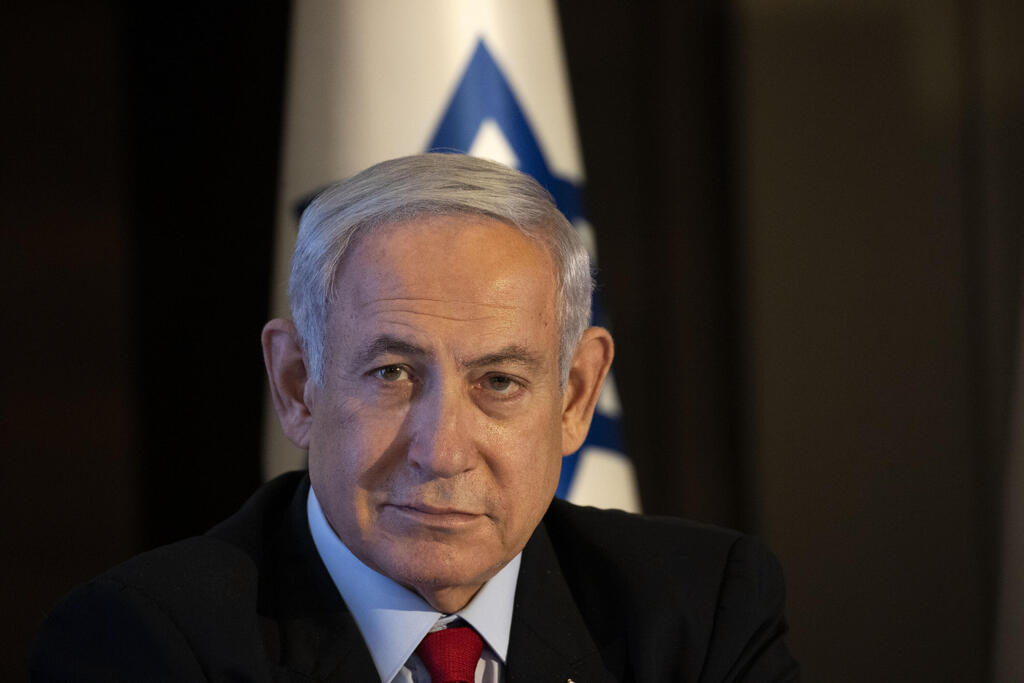 בנימין נתניהו ובצלאל סמוטריץ' במסיבת עיתונאים 