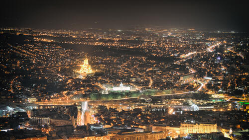 Ночной Тбилиси 