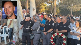 הלוויתו של חן אמיר שנהרג בפיגוע בנחלת בנימין בתל אביב